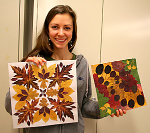 Leaf tile designs