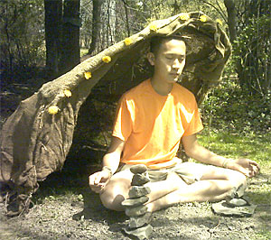 Meditation hut