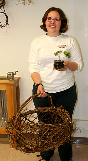 Basket and bonsai thyme