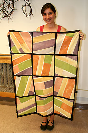 Natural-dye quilt