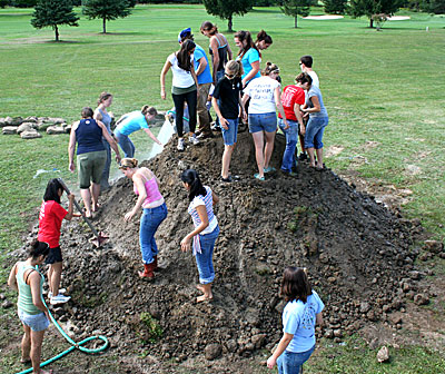 sod sculpture construction