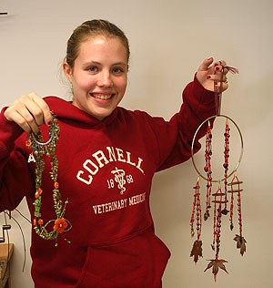 Botanical beadwork jewelry