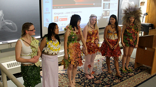 botanical fashion show