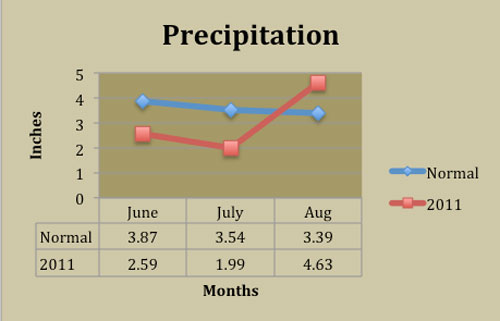 2011 precipitation