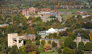 Cornell campus from the air