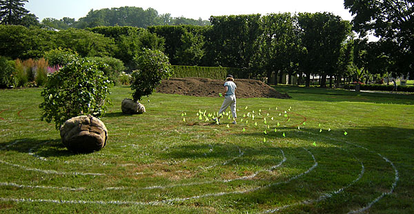 Longwood Gardens living sculpture installation