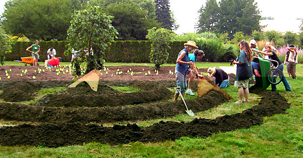 Longwood Gardens living sculpture installation