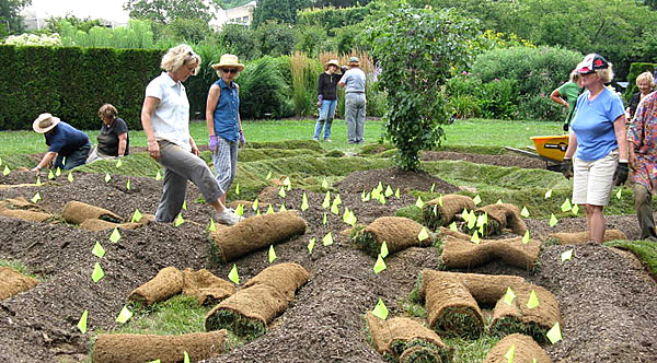 Longwood Gardens living sculpture installation