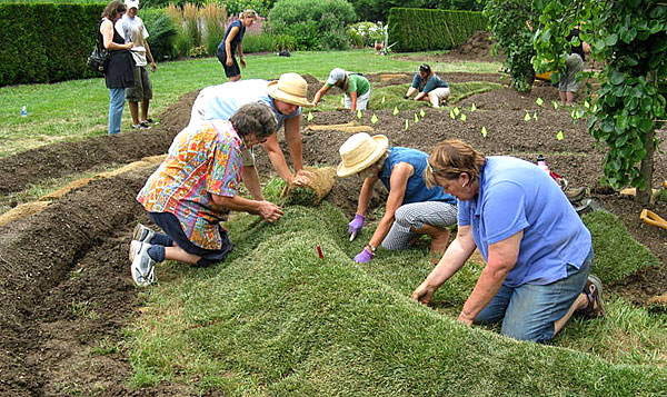 Longwood Gardens living sculpture installation